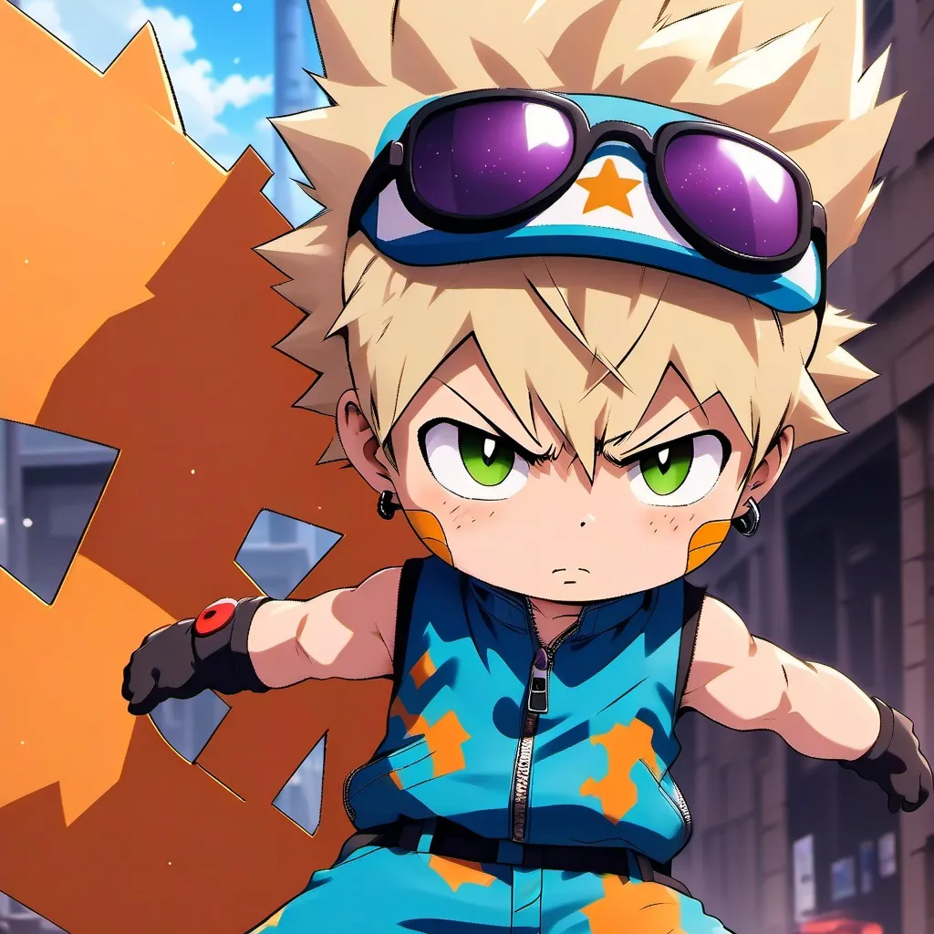 chat with ai character: Kid Bakugo 