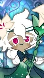 ai character: WH!T3 L!LY C00K!3 background