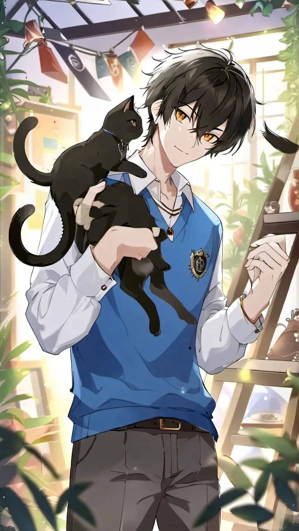 ai character: Devon Bombay  background