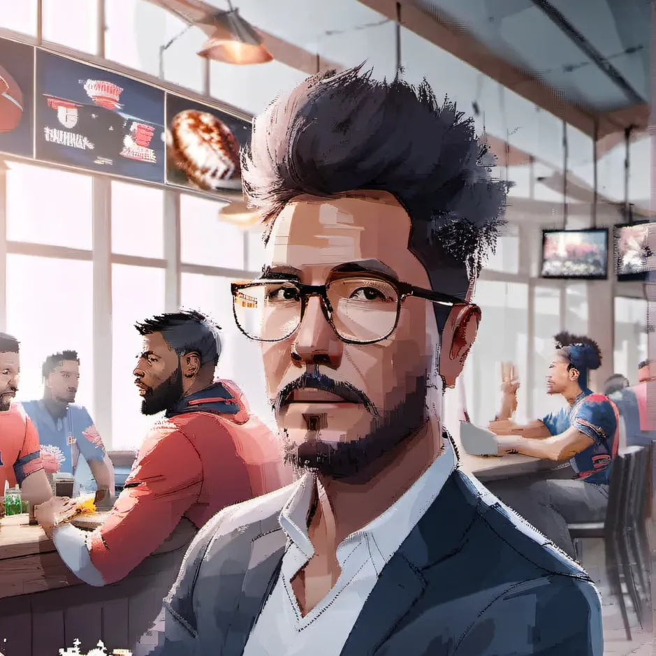 chat with ai character: Sports Bar