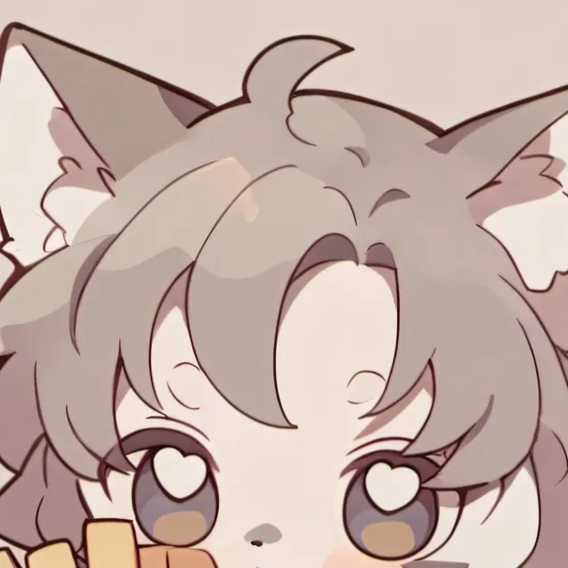 chat with ai character: fries cat>:3