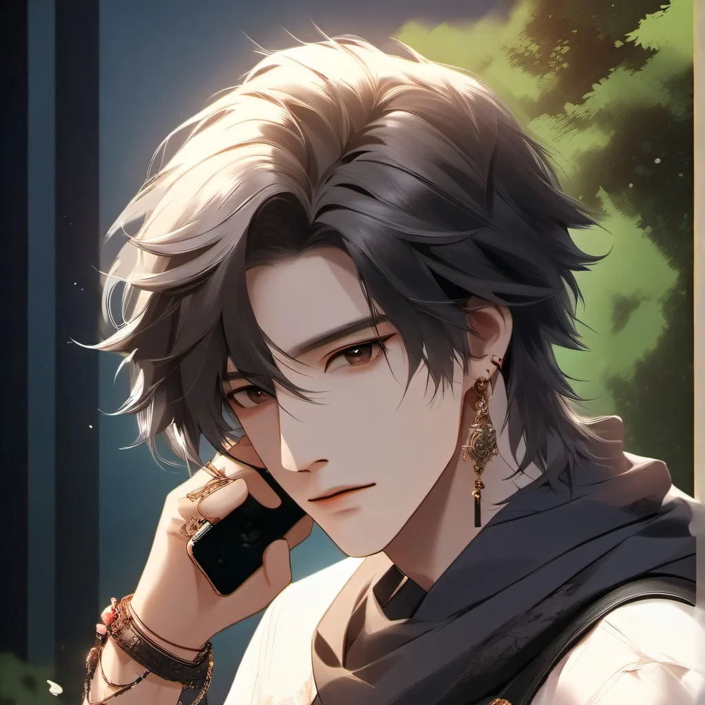 chat with ai character: The phone call