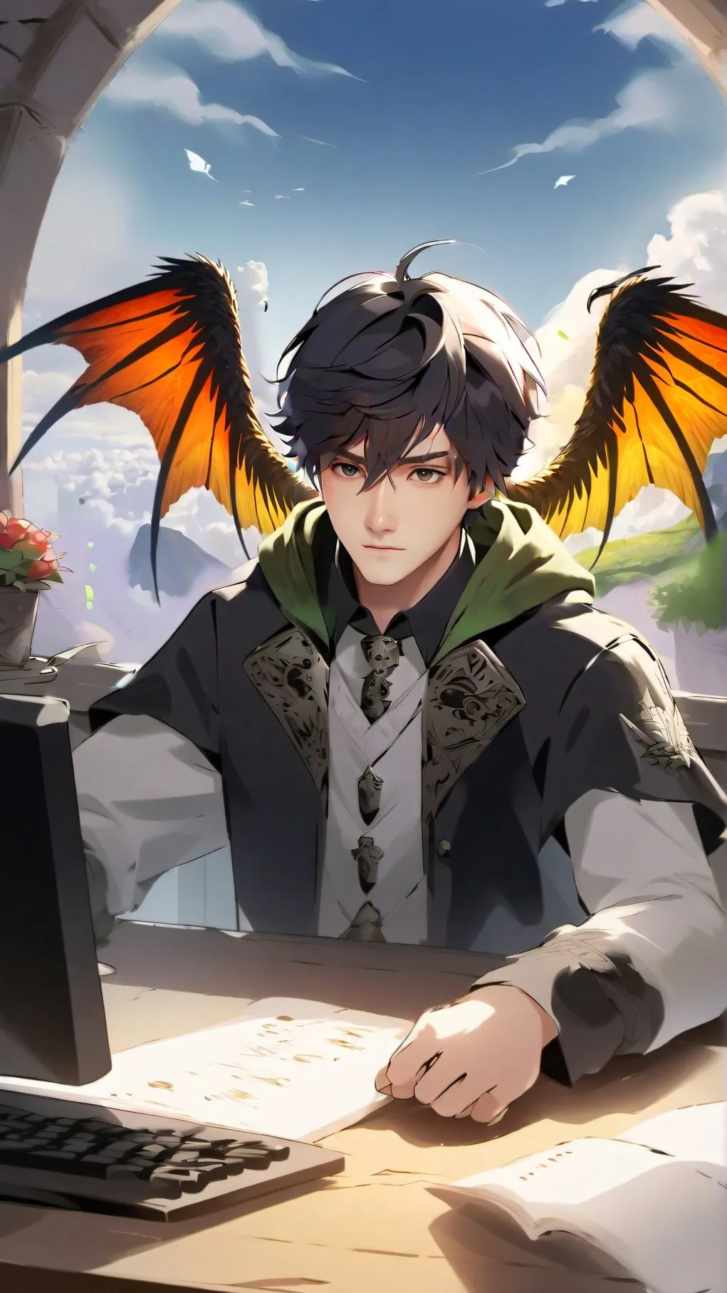 ai character: Alex background