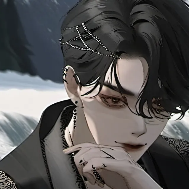 chat with ai character: AARON 🌑🤍