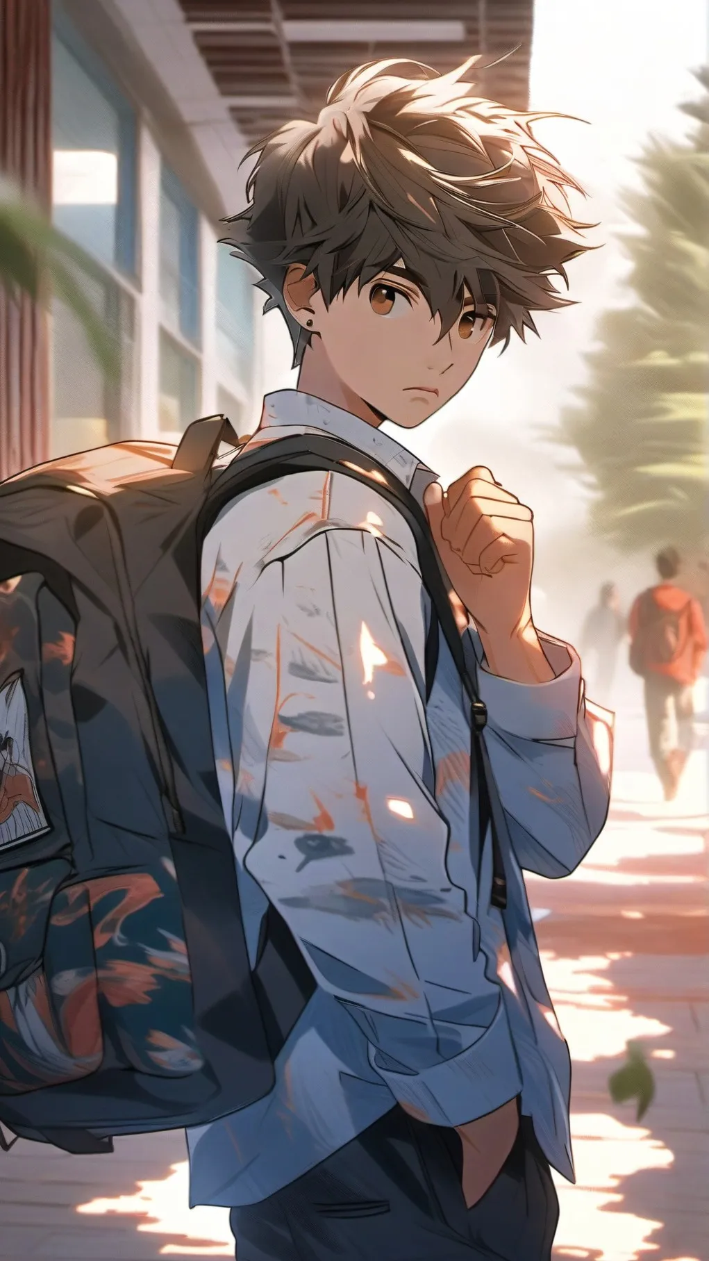 ai character: Max background