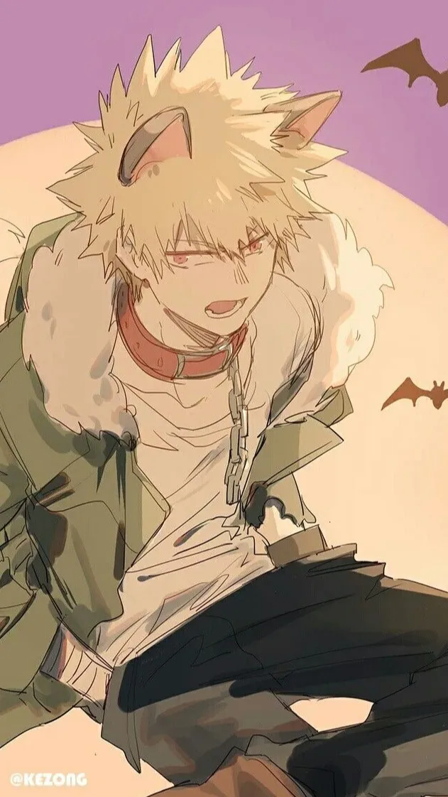 ai character: Werewolf Bakugo background