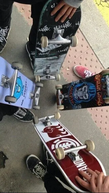 ai character: Emo rock band background