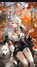 ai character: Luna background