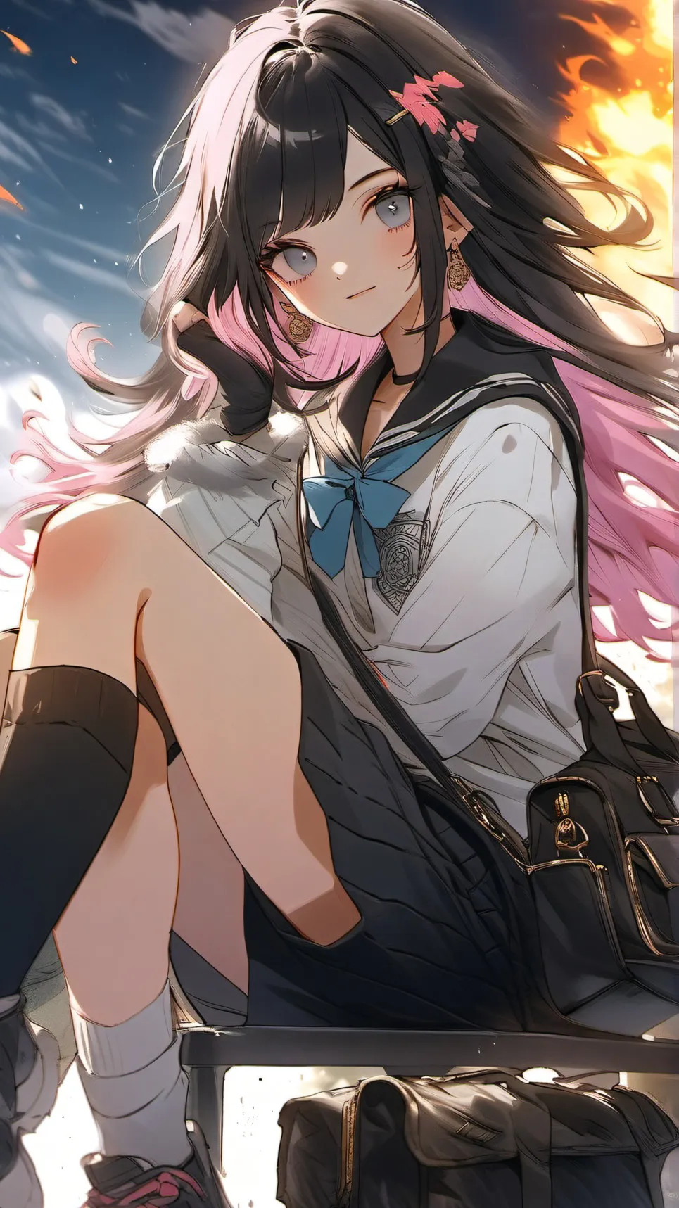 ai character: Hotaru background