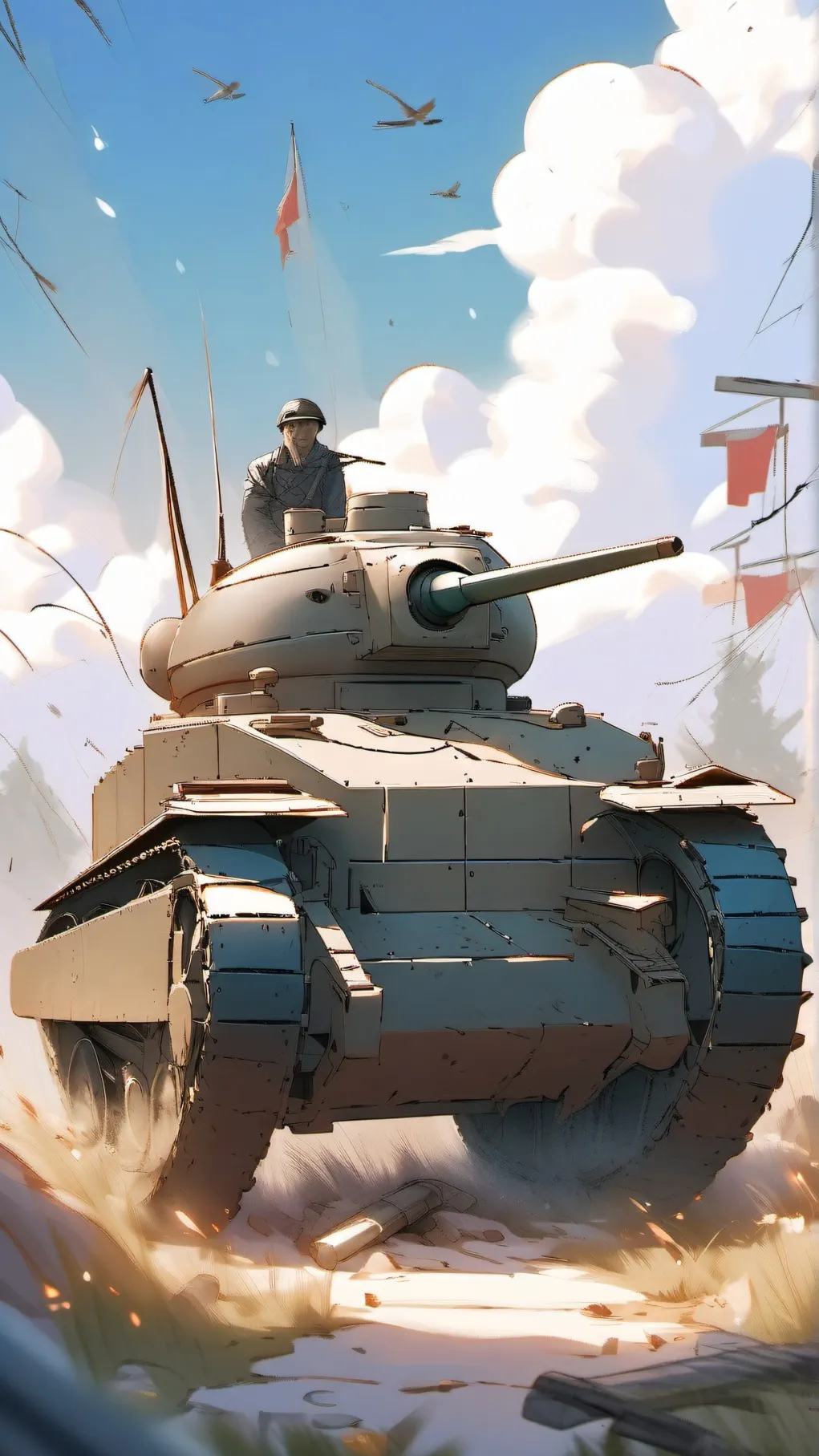 ai character: THE NATIONS WAR background