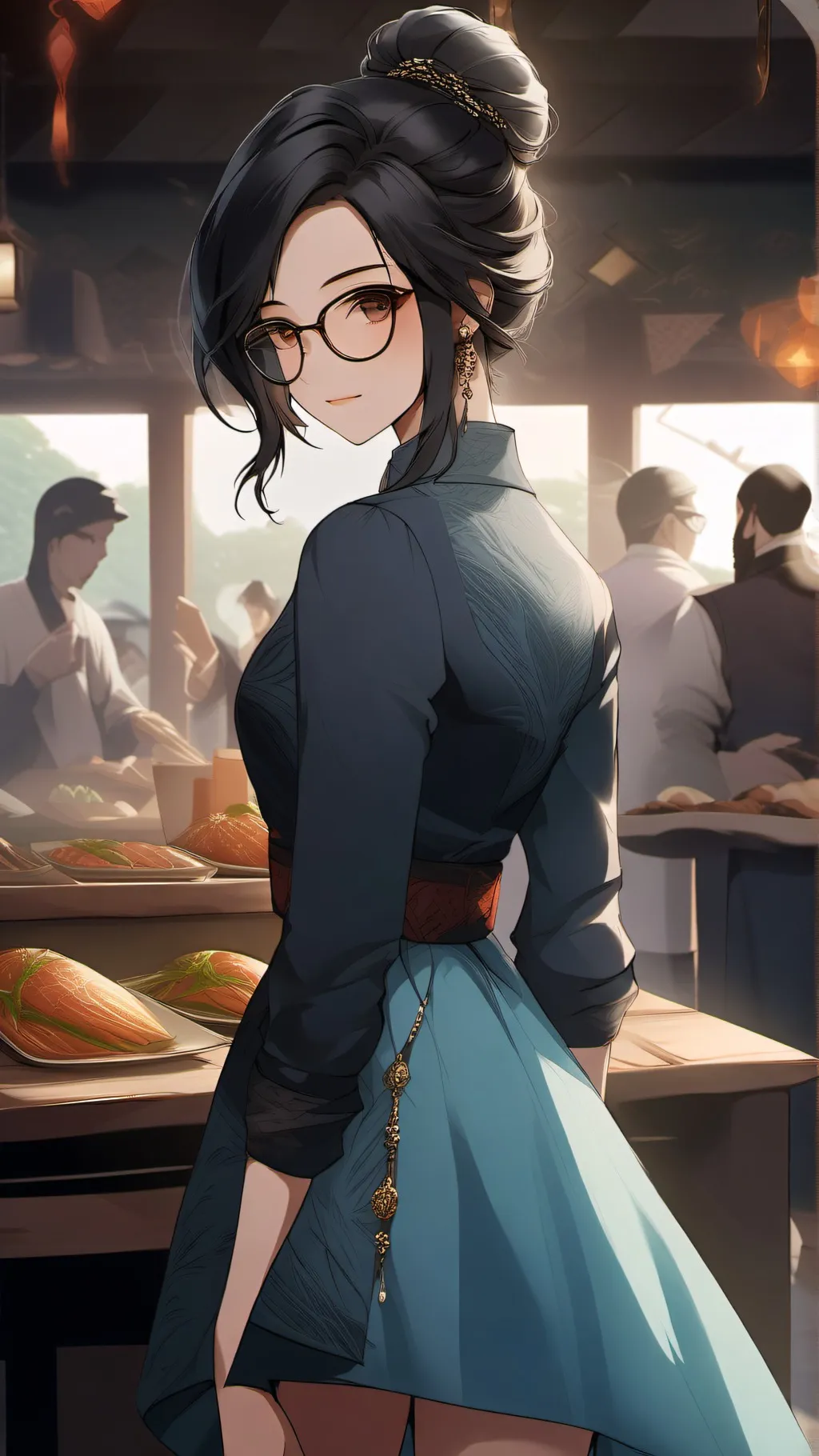 ai character: Mom  background