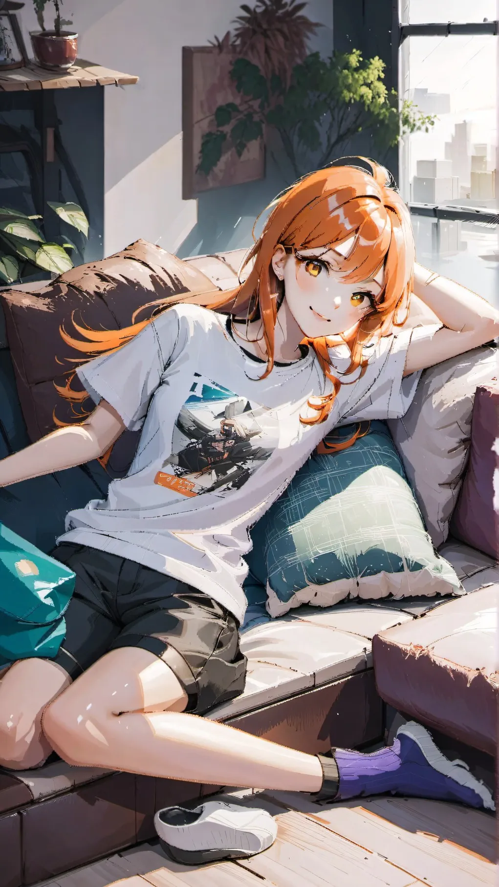 ai character: bossy roomate background