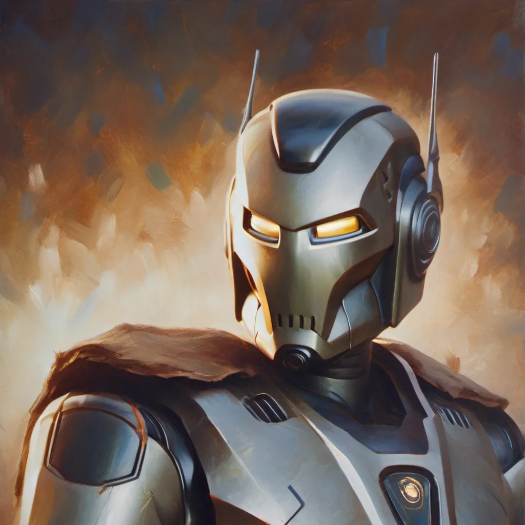 chat with ai character: Attack robot