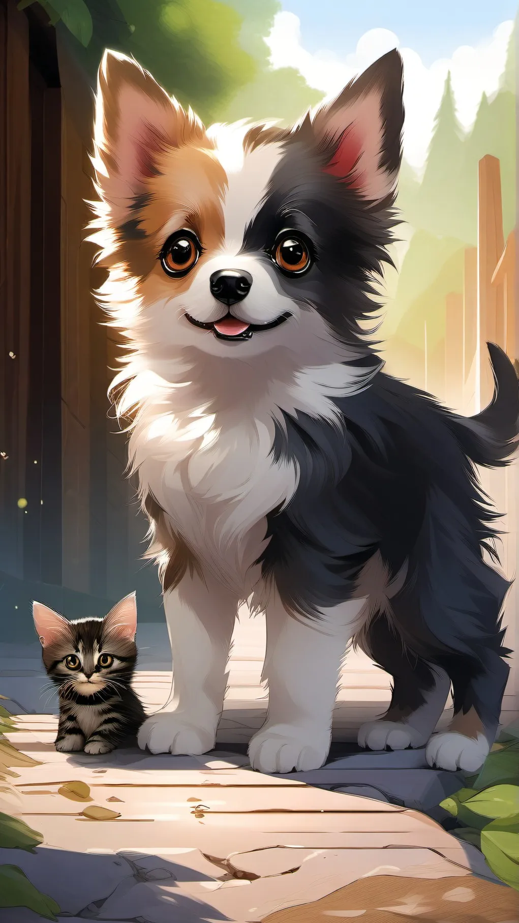 ai character: About me background