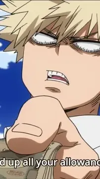 ai character: Katsuki Bakugo background