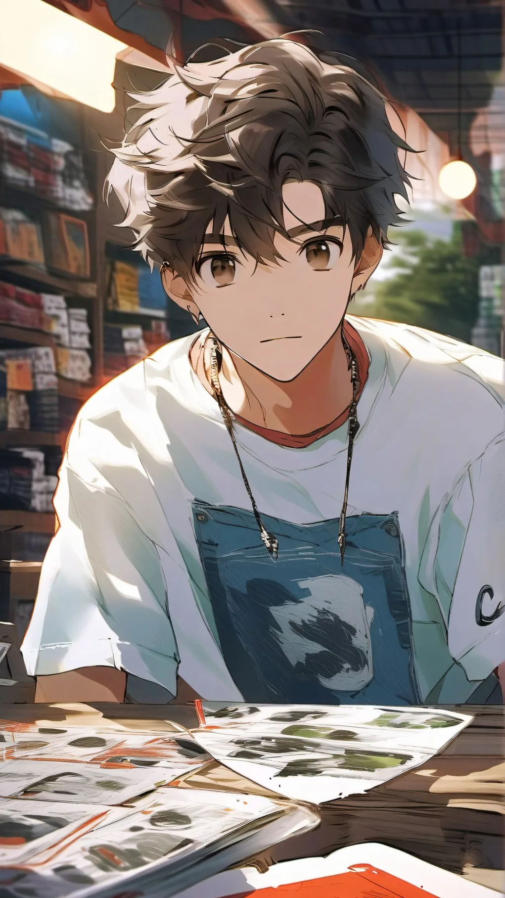 ai character: Me background