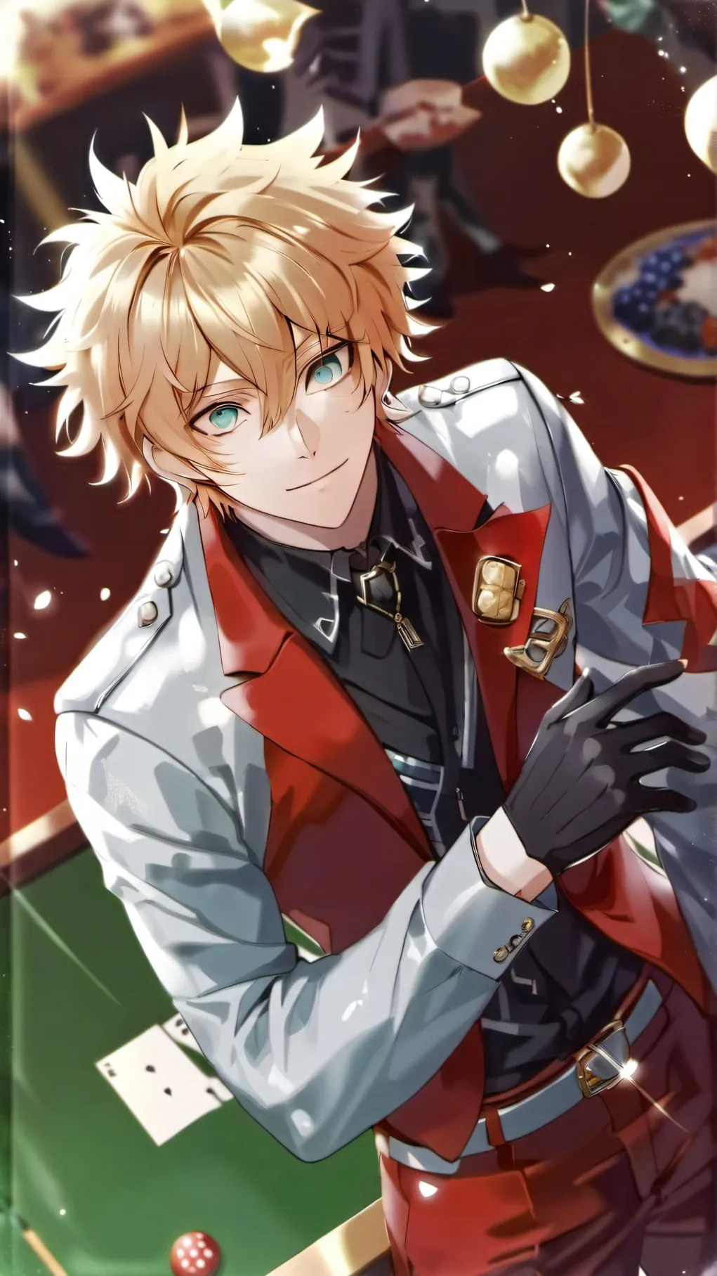 ai character: Bakugo Katsuki background