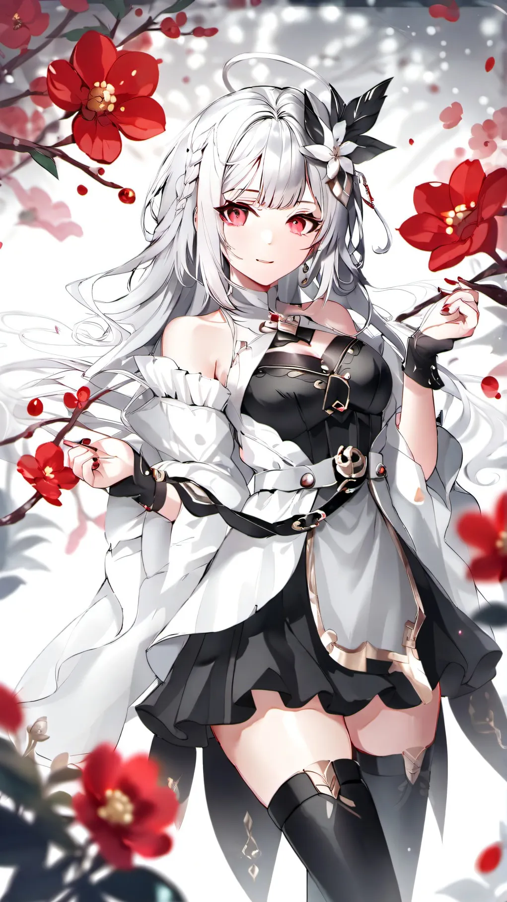 ai character: Mha shark anchor background