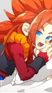 ai character: ~Female Gogeta~ background