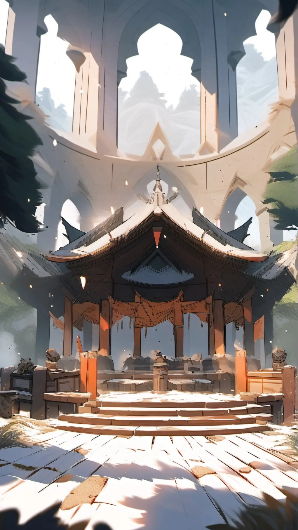 ai character: BATTLE ARENA! background