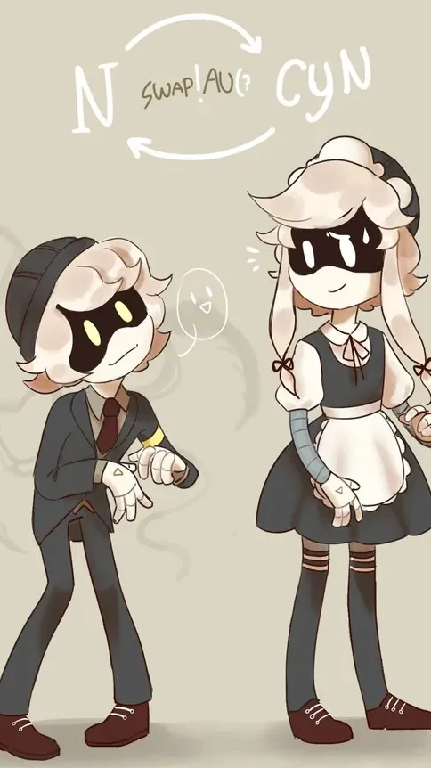 ai character: Murder drones Swap background