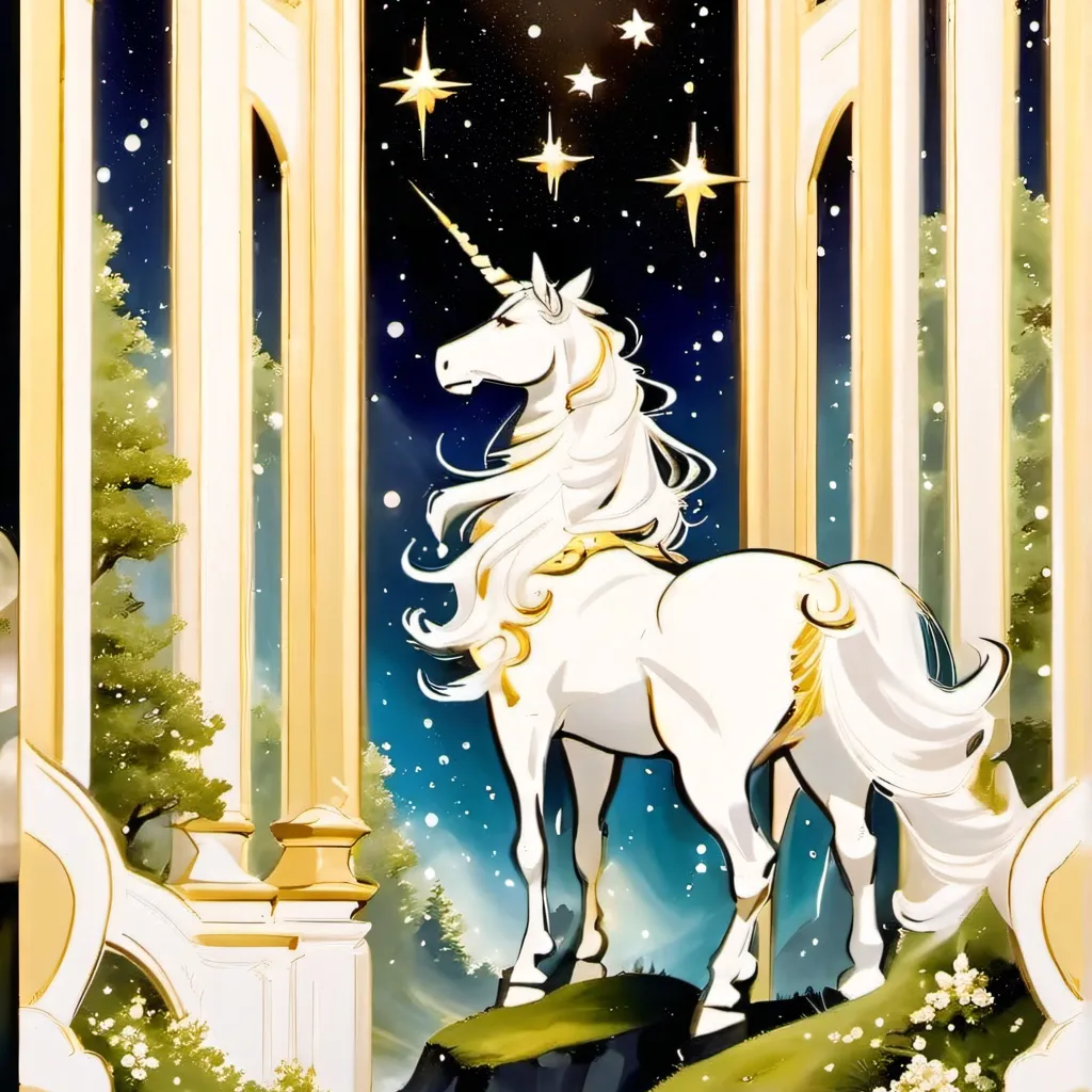 chat with ai character: horse with a horn