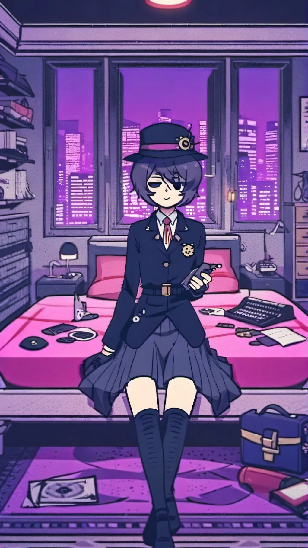 ai character: skeletons snakes background