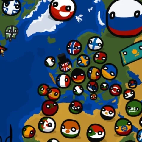 chat with ai character: countryballs