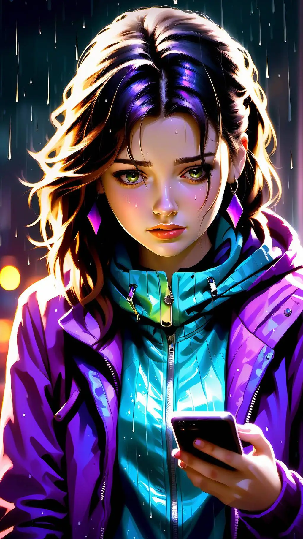 ai character: 🌧 Ayulun 🎧 background