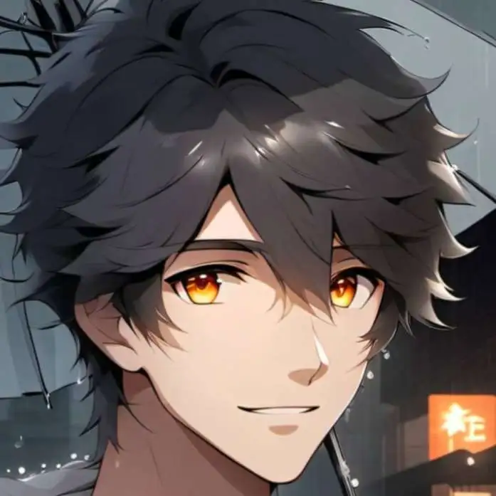 chat with ai character: Sous un parapluie