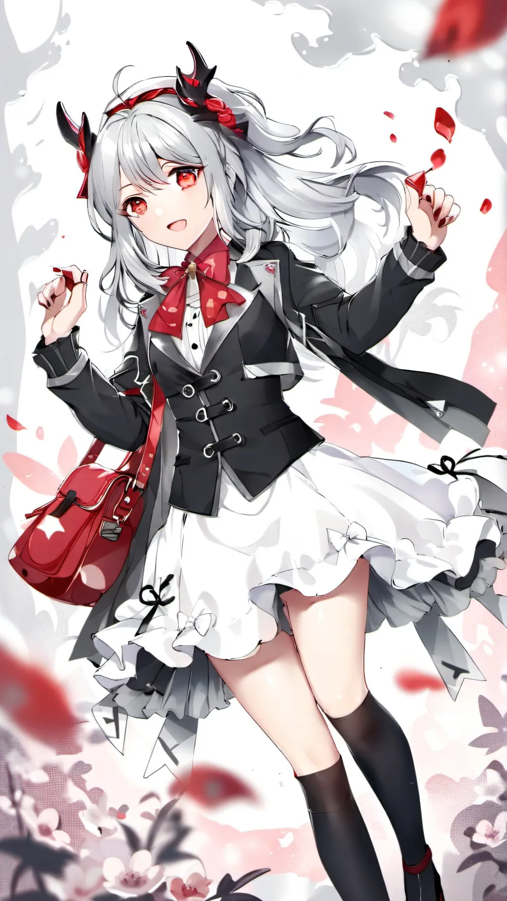 ai character: rose background