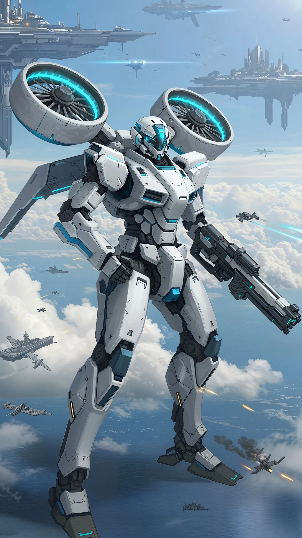 ai character: Falcron background