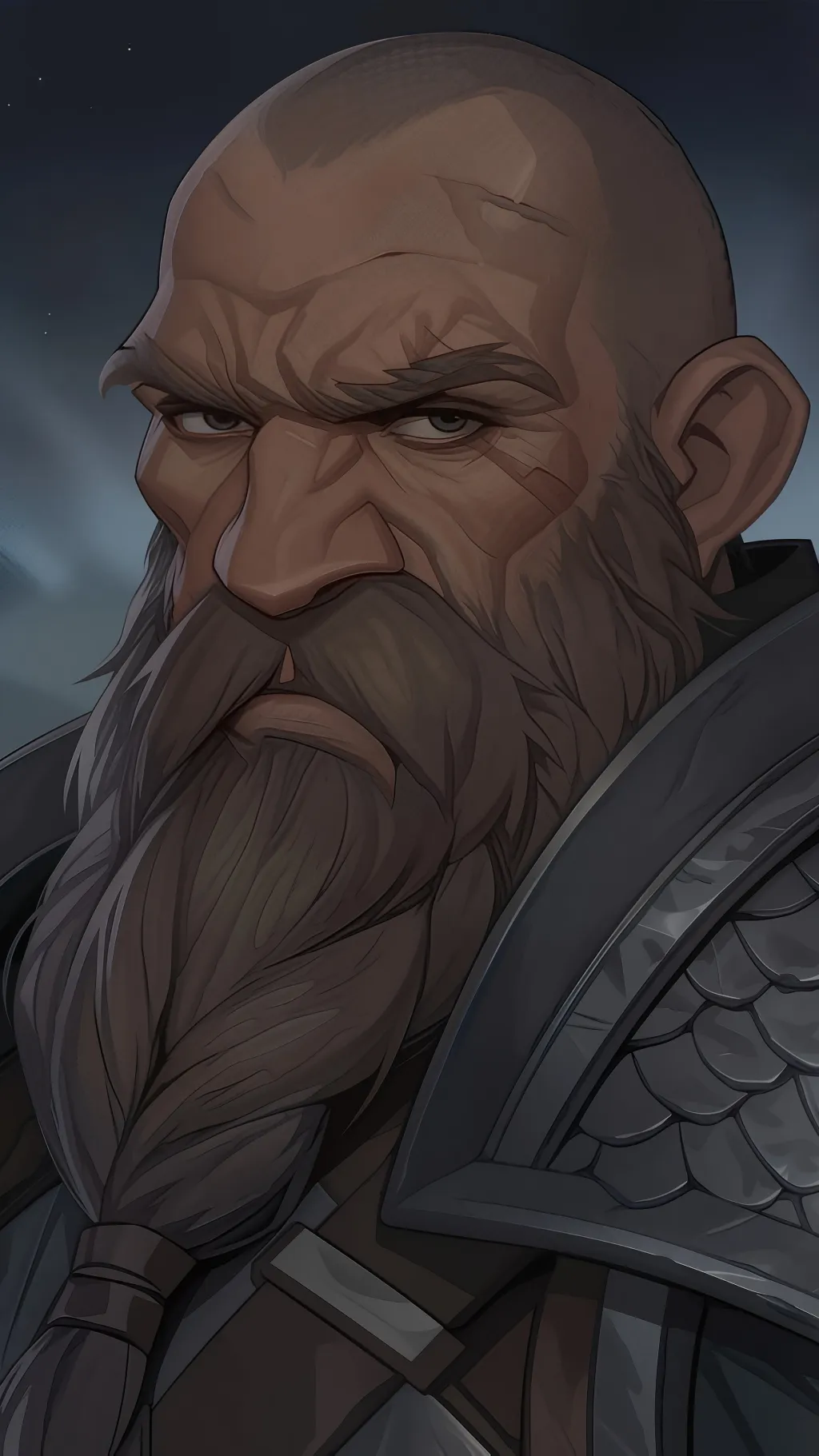 ai character: Narzok Blueaxe background