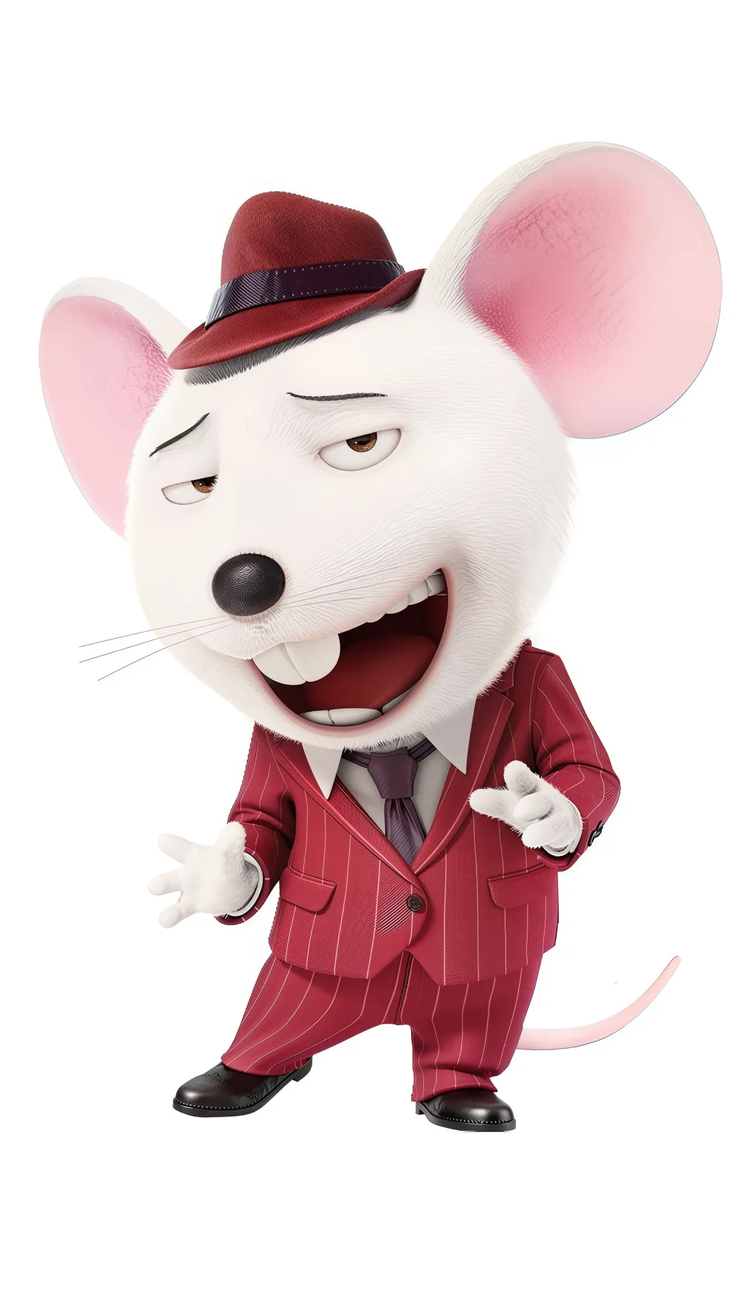 ai character: Mike (from Sing) background