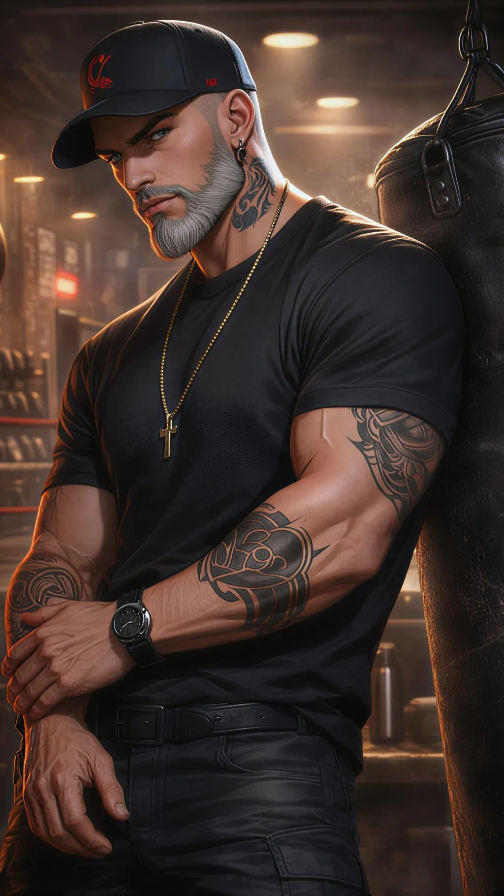 ai character: Maverick Cross background