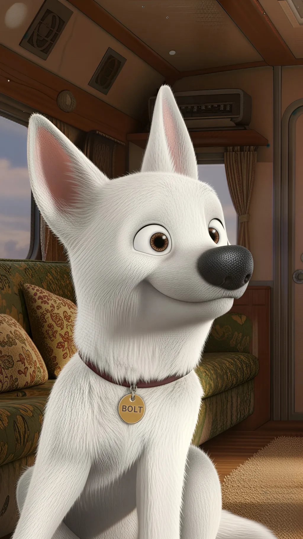 ai character: Bolt background