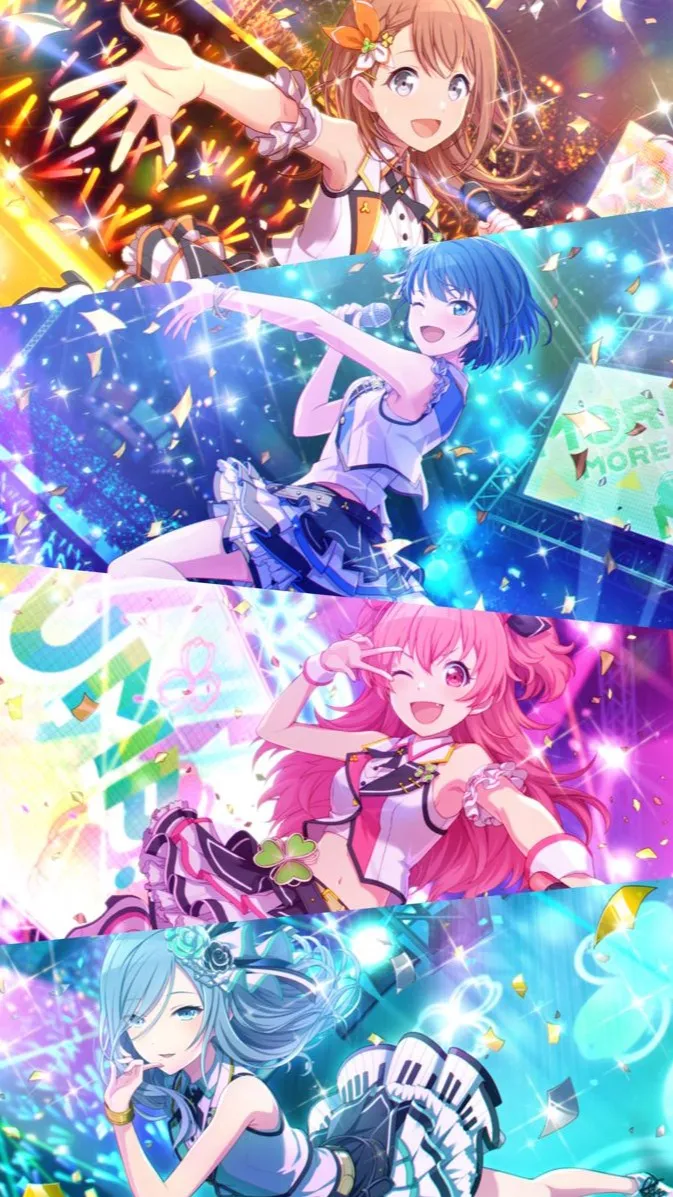 ai character: MORE MORE JUMP! background