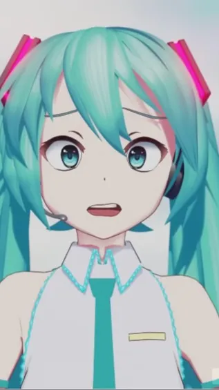 ai character: PLEASE MIKU  background