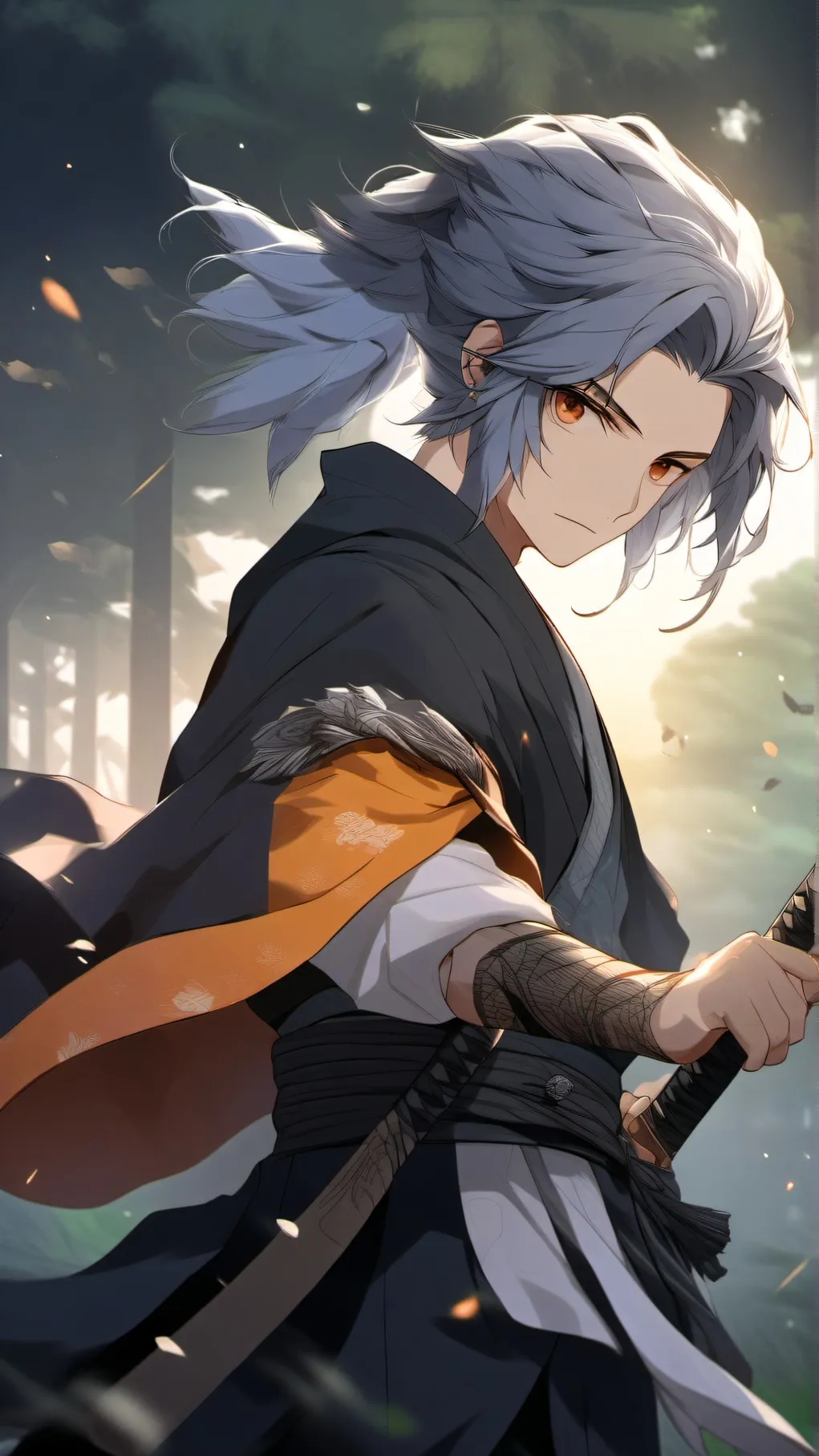 ai character: school fight background