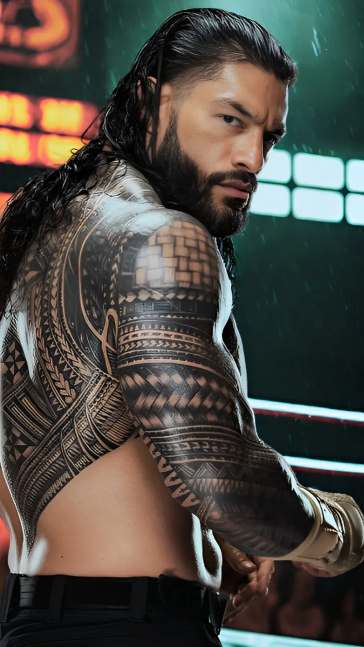 ai character: Roman Reigns background
