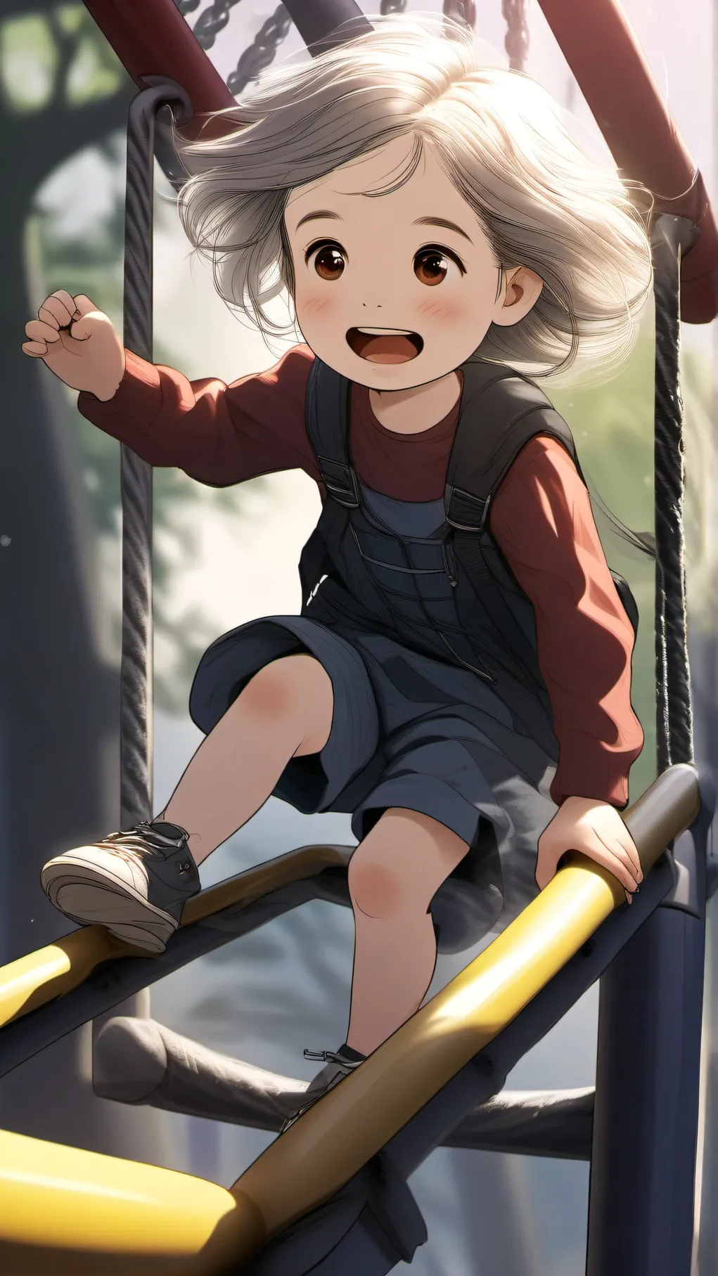 ai character: Luna background