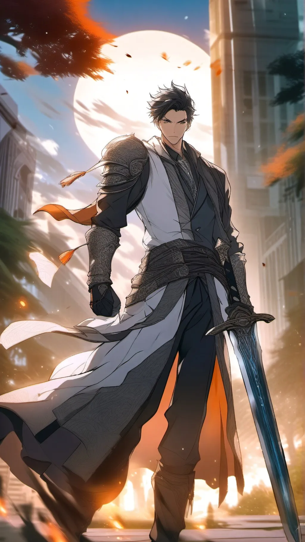 ai character: hero background