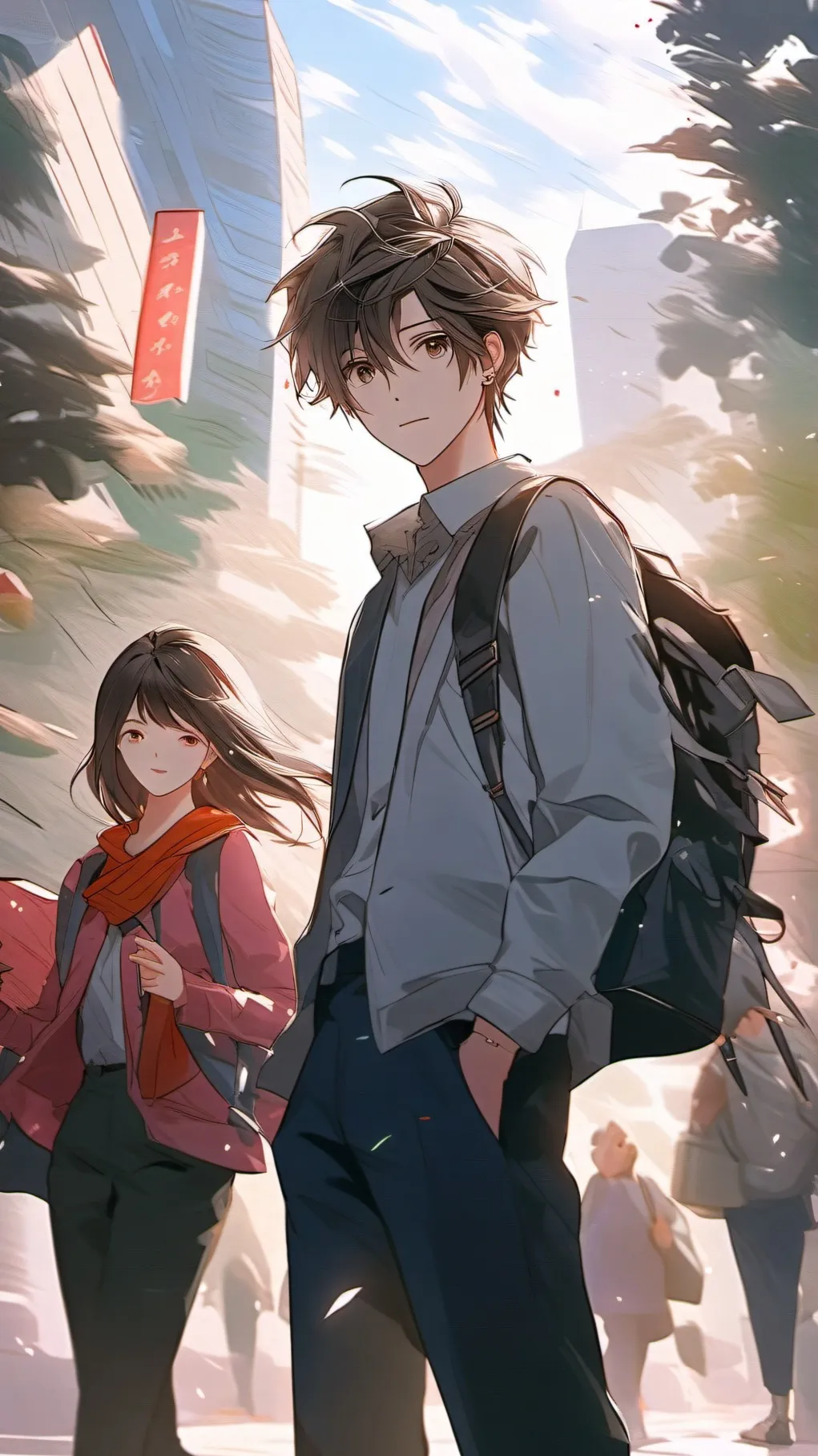 ai character: Vegan School background