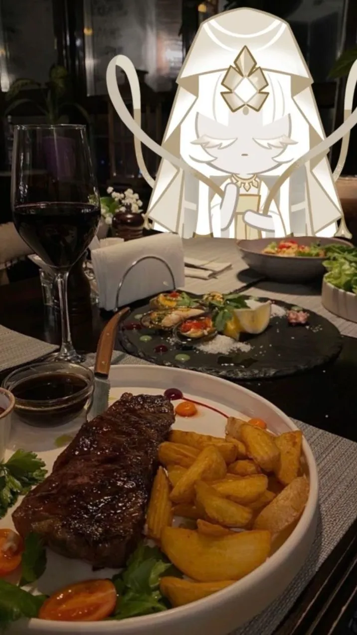 ai character: Crk valentines background