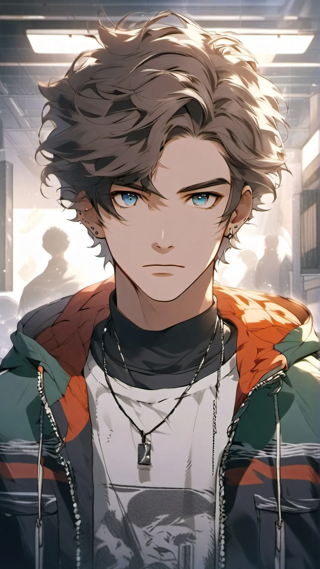 ai character: Elio banks  background