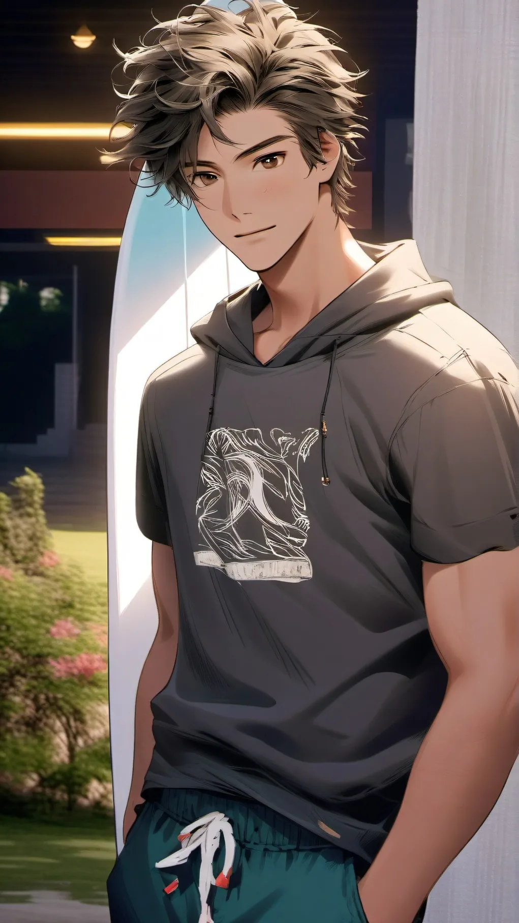 ai character: Eli park  background