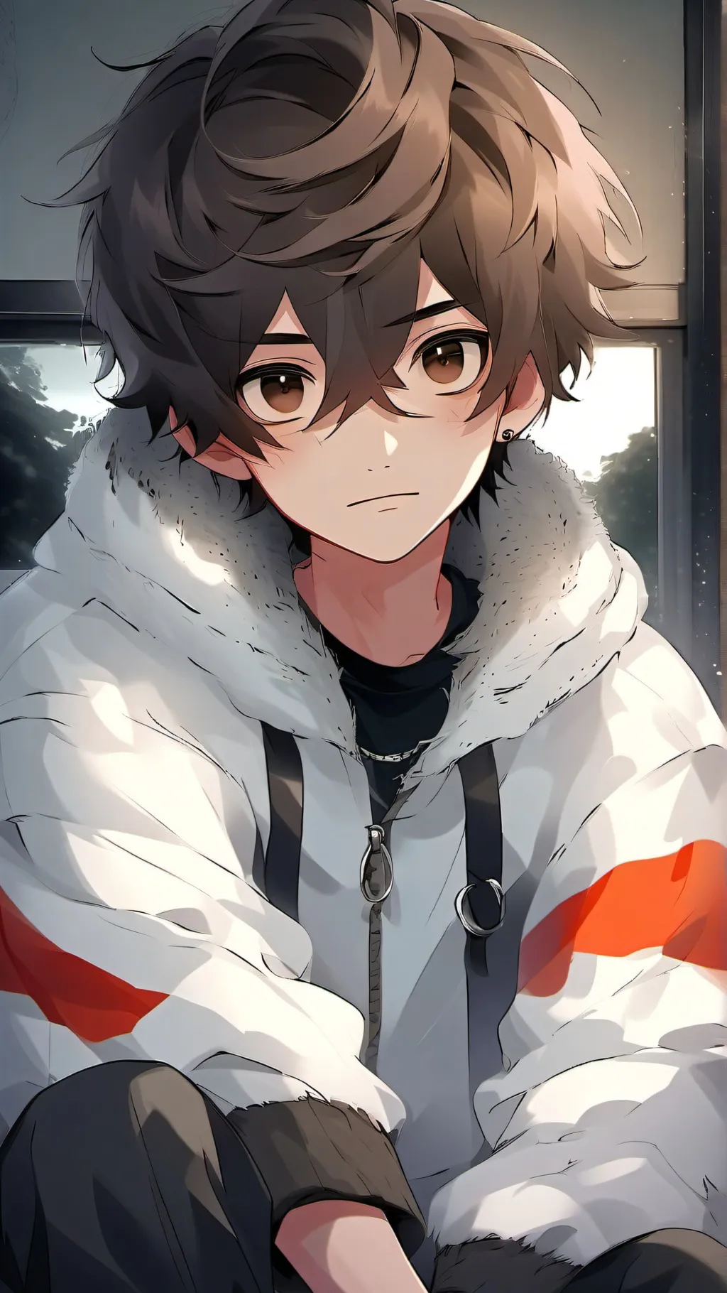 ai character: Chris  background