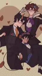 ai character: karlnapity  hs au background