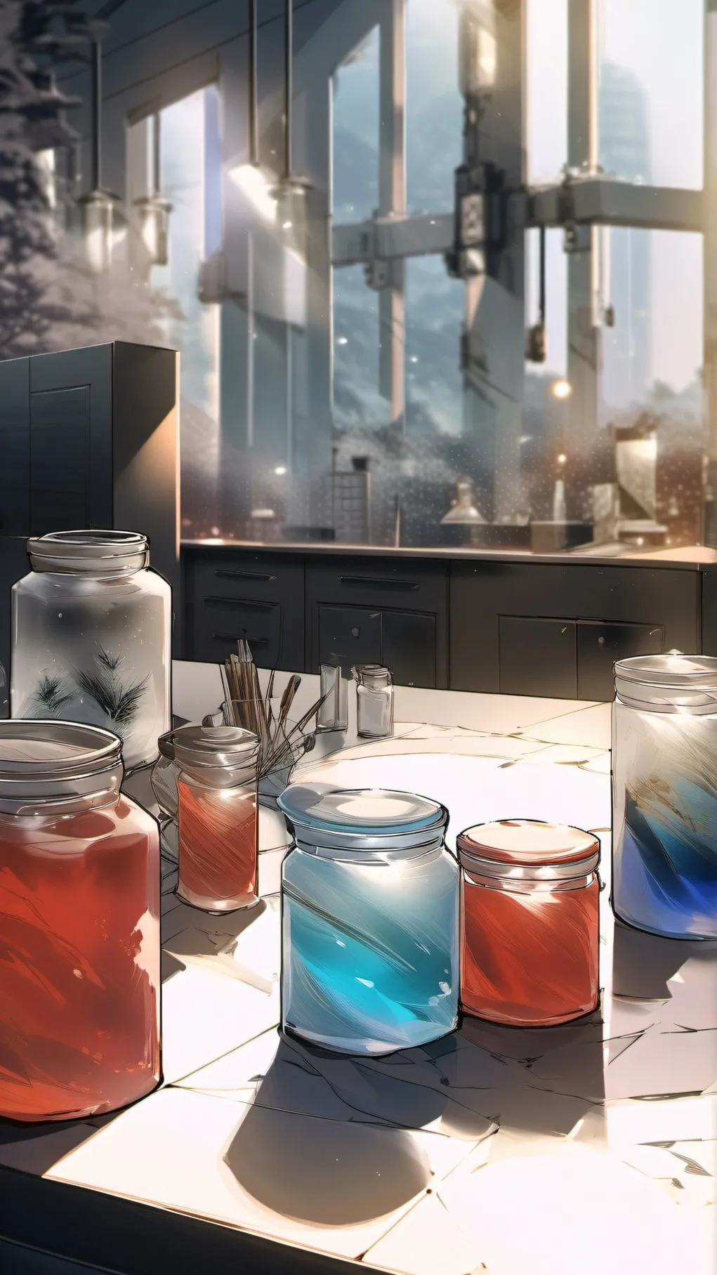 ai character: Experiments background