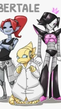 ai character: +Cybertale+ background